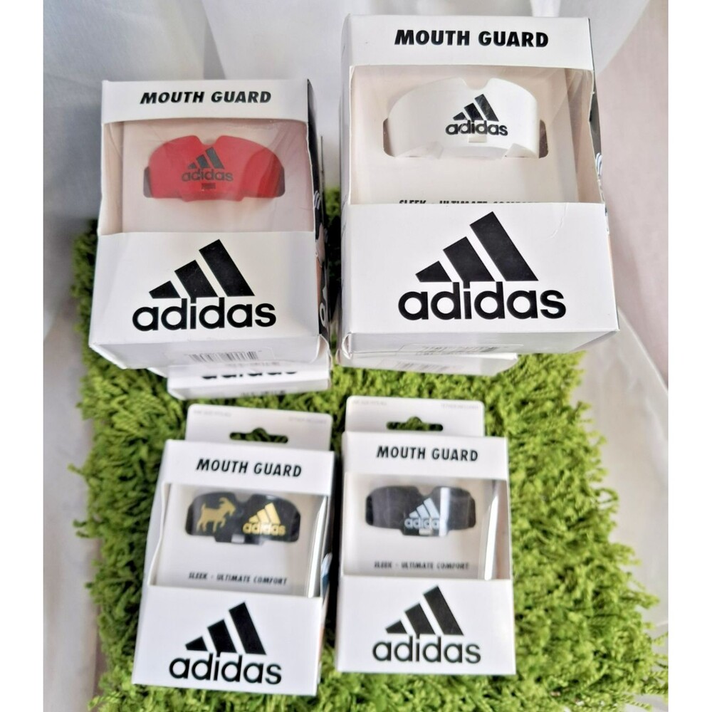 9 Box Set Adidas Sleek Ultimate Comfort Protective Mouth Guard One Size